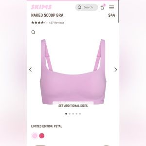 SKIMS naked scoop bra in petal